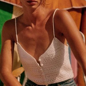 Gea knit top ecru Sezane